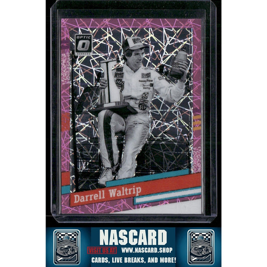 2024 Donruss #151 Darrell Waltrip Optic Pink Velocity #/79