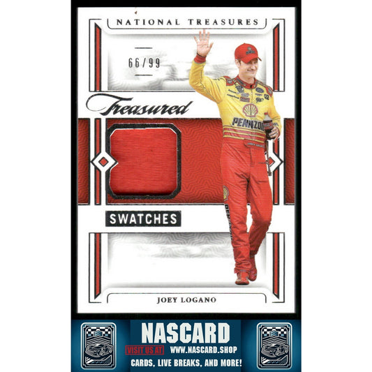2024 Panini National Treasures #TS-JLO Joey Logano Treasured Swatches