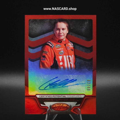 2018 Panini Certified Potential Signatures Mirror Red Christopher Bell /49 (RC) - NASCARD.shop