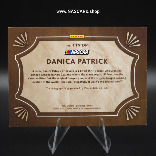 2021 Panini Donruss NASCAR Timeless Treasures Signatures Danica Patrick (AU)