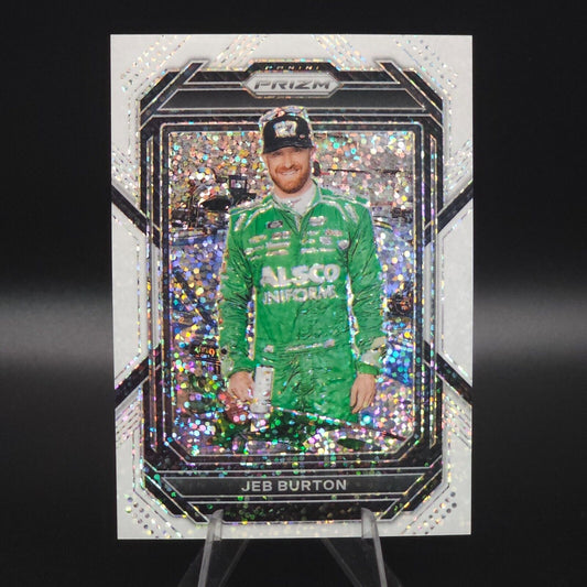 2023 Panini Prizm - Jeb Burton #81 White Sparkle Prizm