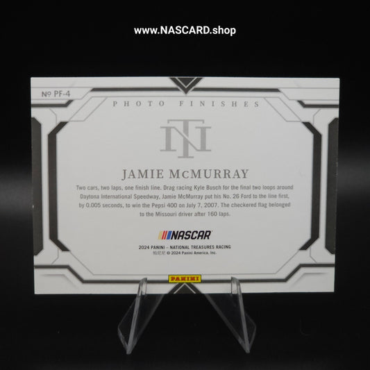 2024 Panini National Treasures Photo Finishes Jamie McMurray /35
