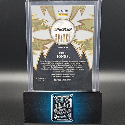 2024 Panini Select - Sparks #S-EJN Erik Jones (MEM) - NASCARD.shop