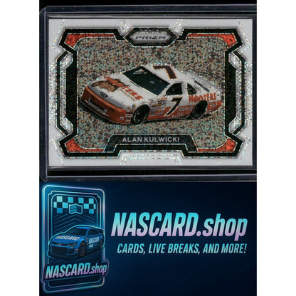 2024 Panini Prizm #92 Alan Kulwicki White Sparkle - NASCARD.shop