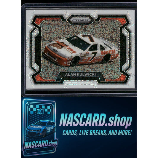 2024 Panini Prizm #92 Alan Kulwicki White Sparkle - NASCARD.shop