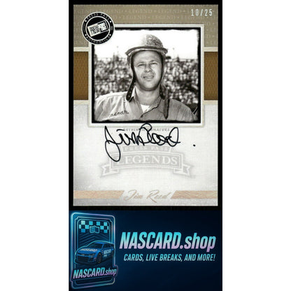 2013 Press Pass Legends #LG-JR Jim Reed Autographs Holofoil #/25