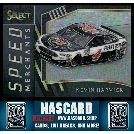 2017 Panini Select - Speed Merchants Black Prizm Kevin Harvick #S15 3/3