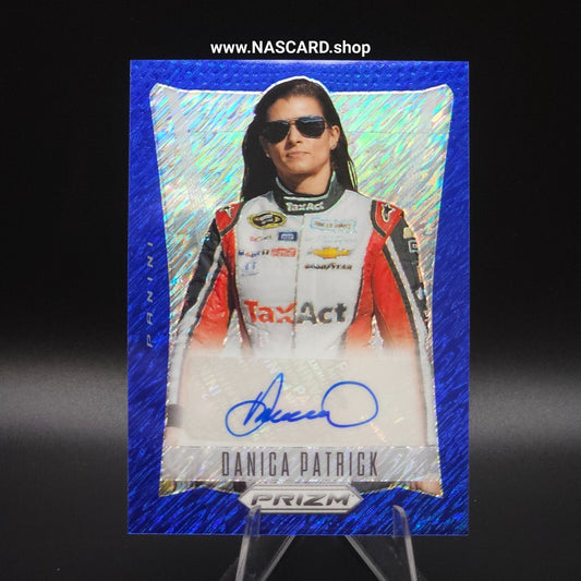 2024 Panini Prizm Danica Patrick Blue Shimmer 2/4