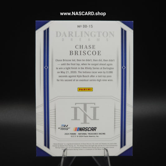 2024 Panini National Treasures Darlington Dreams Chase Briscoe /35