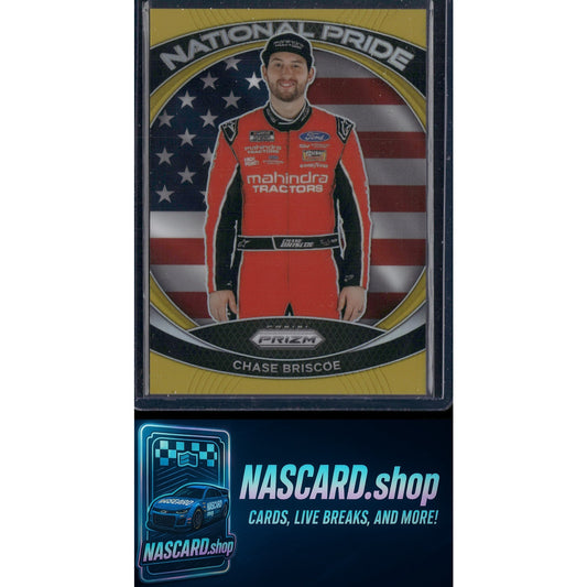 2024 Panini Prizm #7 Chase Briscoe National Pride Gold #/10 - NASCARD.shop
