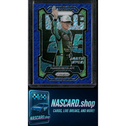 2024 Panini Prizm #5 Parker Retzlaff Blue Shimmer #/10