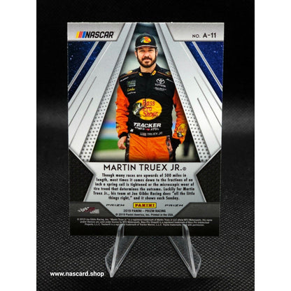 2019 Panini Prizm Apex White Sparkle Prizm #A-11 Martin Truex Jr. - NASCARD.shop