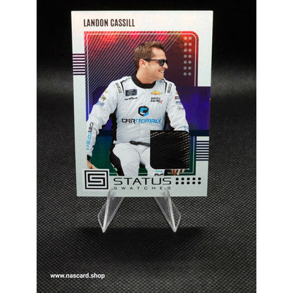 2023 Panini Chronicles Status Swatches #SS-LC Landon Cassill Race Worn / Used - NASCARD.shop