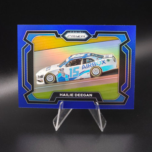 2024 Panini Prizm - Rides Blue Prizm #16 Hailie Deegan /199