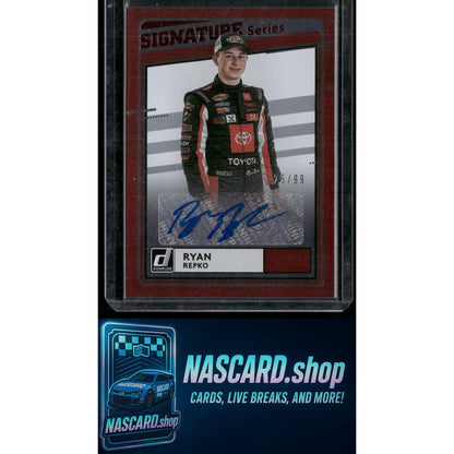 2021 Donruss #SS-RR Ryan Repko Signature Series Red #/99