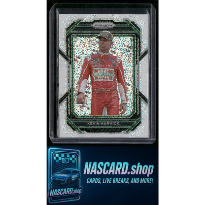 2023 Panini Prizm #47 Kevin Harvick White Sparkle Prizm