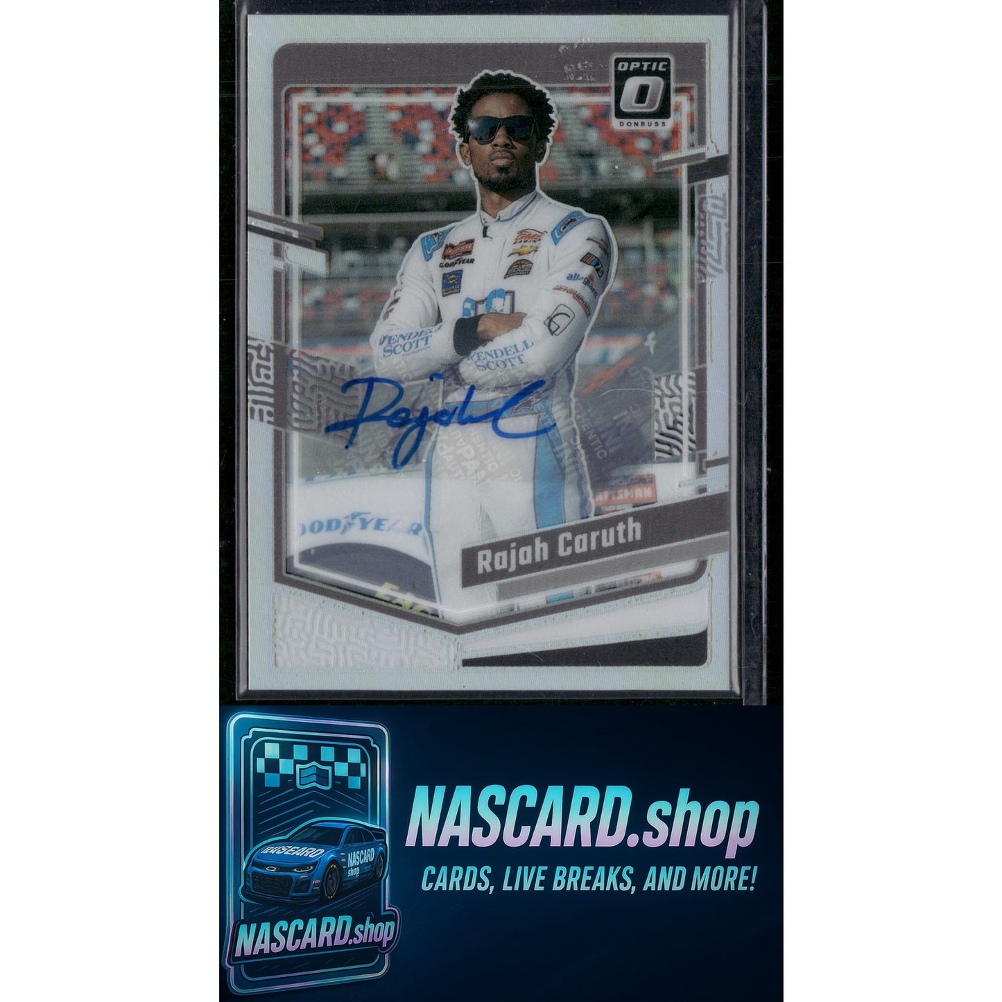 2024 Donruss #32 Rajah Caruth Optic Signatures - NASCARD.shop
