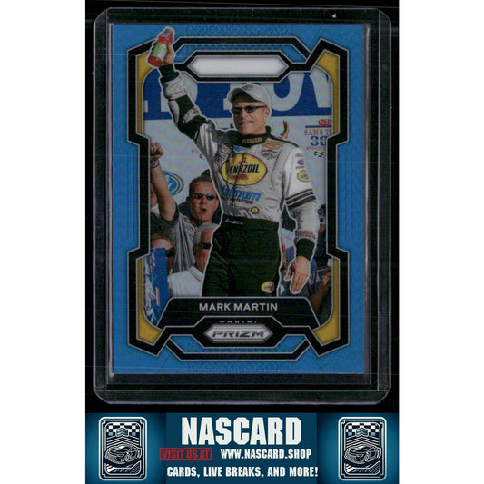 2024 Panini Prizm #61 Mark Martin Carolina Blue #/49