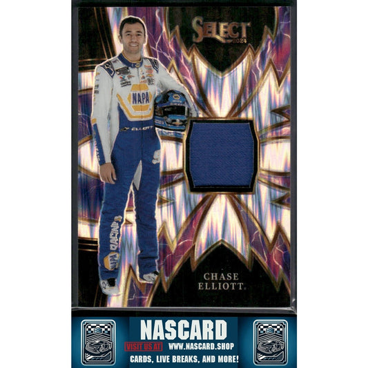 2024 Panini Select #S-CET Chase Elliott Sparks Flash Prizms