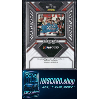 2024 Panini Prizm #SS-DCE Derrike Cope Sensational Signatures - NASCARD.shop