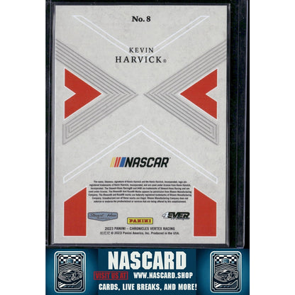 2023 Panini Chronicles #8 Kevin Harvick Vertex Red - NASCARD.shop