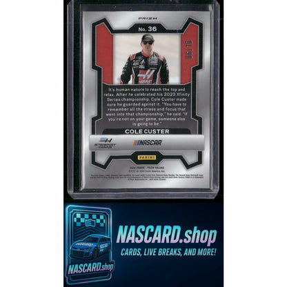 2024 Panini Prizm #36 Cole Custer Gold #/10