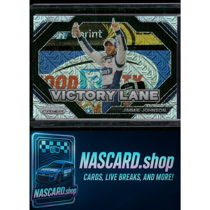 2024 Panini Prizm #2 Jimmie Johnson Victory Lane Mojo #/25 - NASCARD.shop