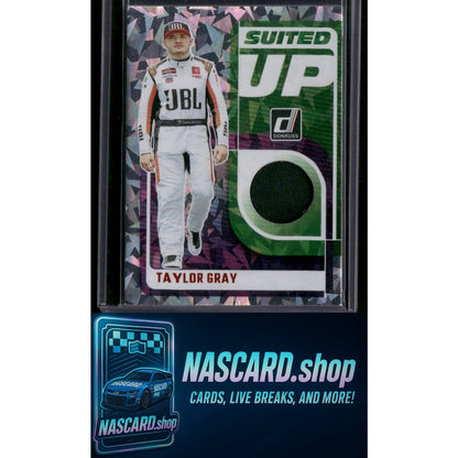 2025 Donruss #SU-TAY Taylor Gray Suited Up Swatches Orange Ice