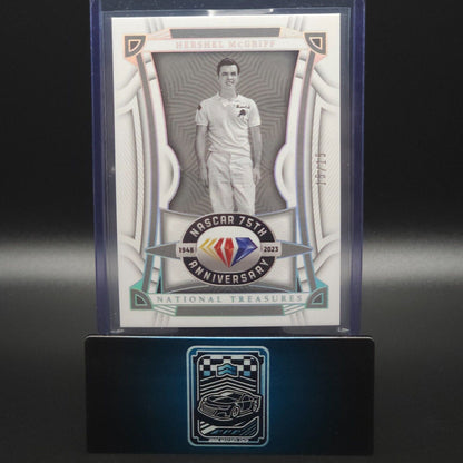 2023 National Treasures NASCAR Diamond Anniversary SIlver Hershel McGriff 15/15 - NASCARD.shop