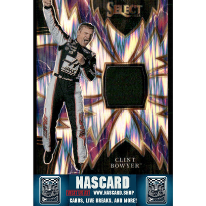 2024 Panini Select #S-CBY Clint Bowyer Sparks Flash Prizms - NASCARD.shop