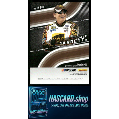 2023 Panini Prime #LS-DJR Dale Jarrett Legendary Signatures Holo Gold #/15