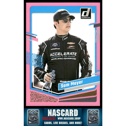 2024 Panini Donruss NASCAR - Sam Mayer #25 Pink 25/25