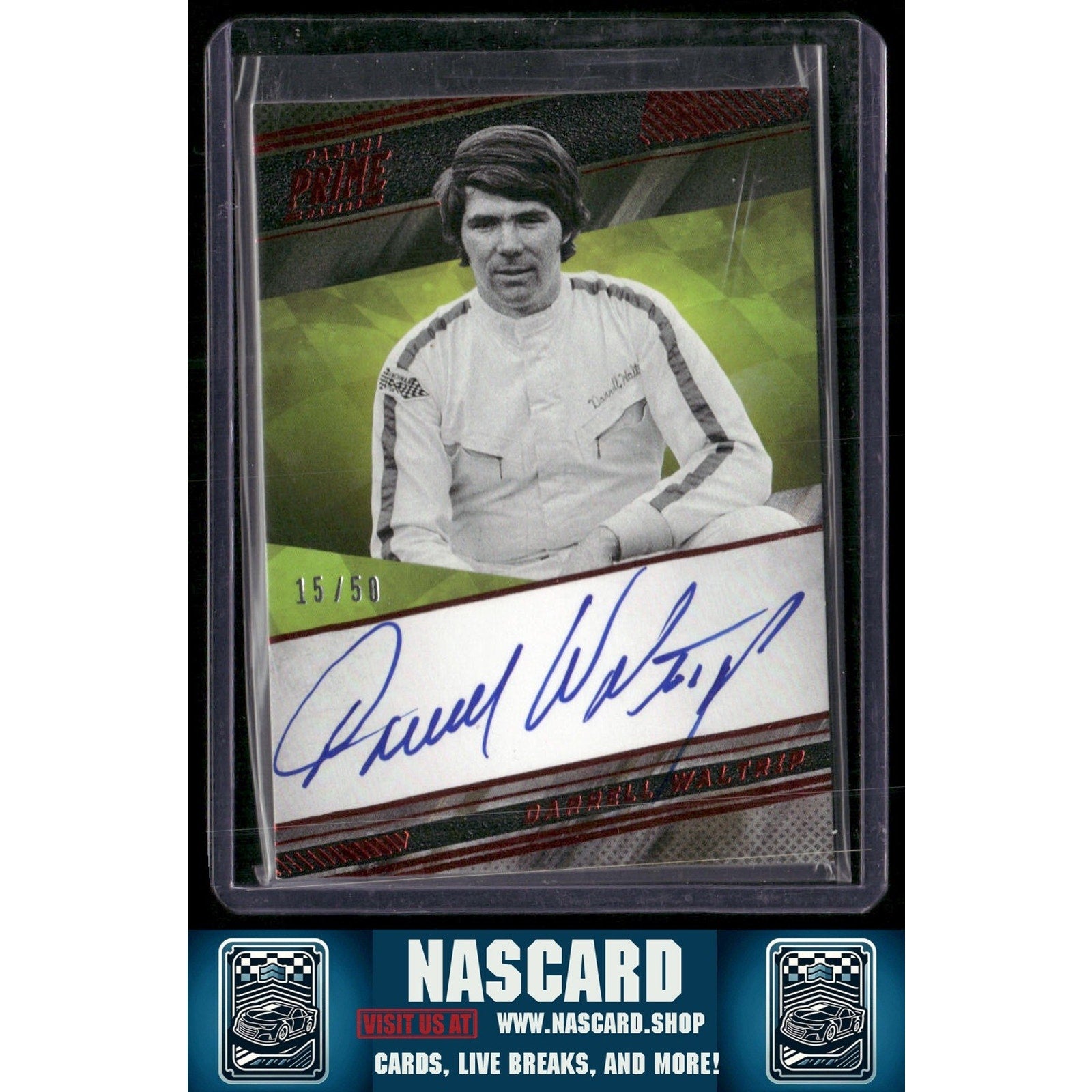 2023 Panini National Treasures #PS-DWA Darrell Waltrip Prime Signatures Red - NASCARD.shop