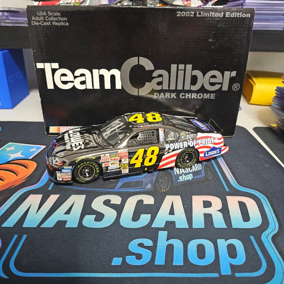 Jimmie Johnson #48 Lowe's 2002 Rookie Season Diecast 1:24 Team Caliber Ultra Rare 1 of 1002