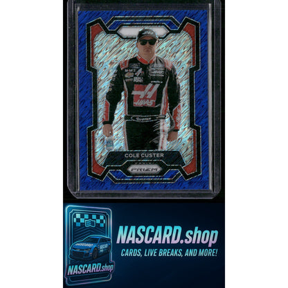 2024 Panini Prizm #36 Cole Custer Blue Shimmer #/10