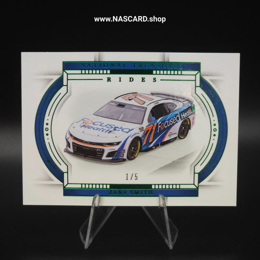 2024 Panini National Treasures Rides #59 Green Zane Smith 1/5 - NASCARD.shop