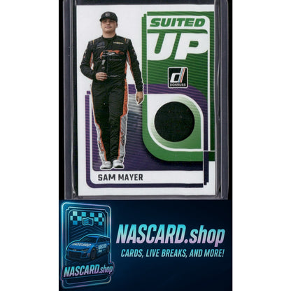 2025 Donruss #SU-SMR Sam Mayer Suited Up Swatches