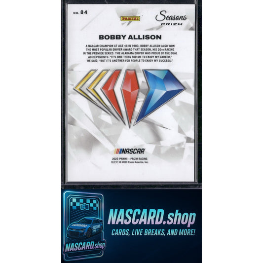 2023 Panini Prizm #84 Bobby Allison Seasons NASCAR 75th Anniversary