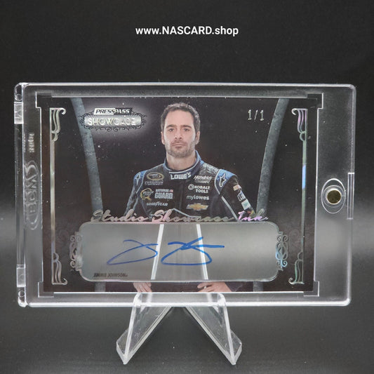 2013 Press Pass Showcase - Studio Showcase Ink Jimmie Johnson 1/1