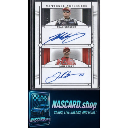 2024 Panini National Treasures Josh Berry Noah Gragson Dual Autographs #/99