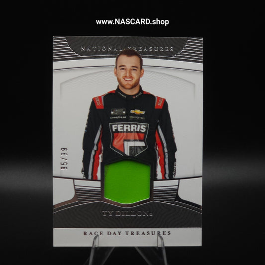 2023 Panini National Treasures - Race Day Treasures Sheet Metal Ty Dillon /99