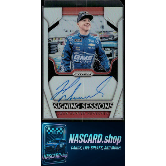 2019 Panini Prizm #SS-JH John Hunter Nemechek Signing Sessions Prizm