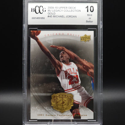 2009-10 Upper Deck MJ Legacy Collection Gold #45 Michael Jordan BCCG 10 - NASCARD.shop