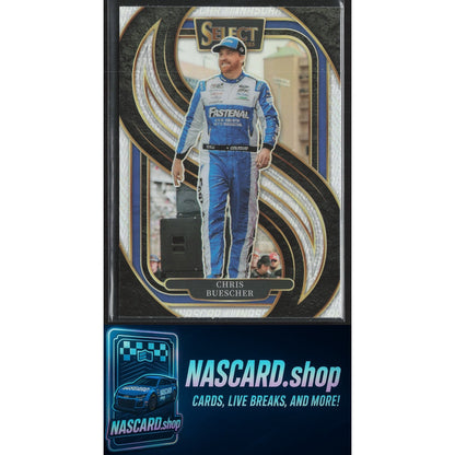 2025 Panini Select #276 Chris Buescher Silver NASCAR Logo