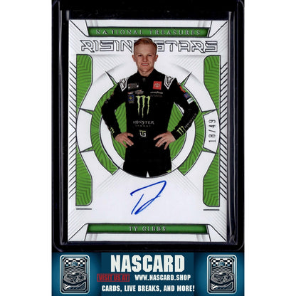 2024 Panini National Treasures #RS-TYG Ty Gibbs 2023 Rising Stars #/49