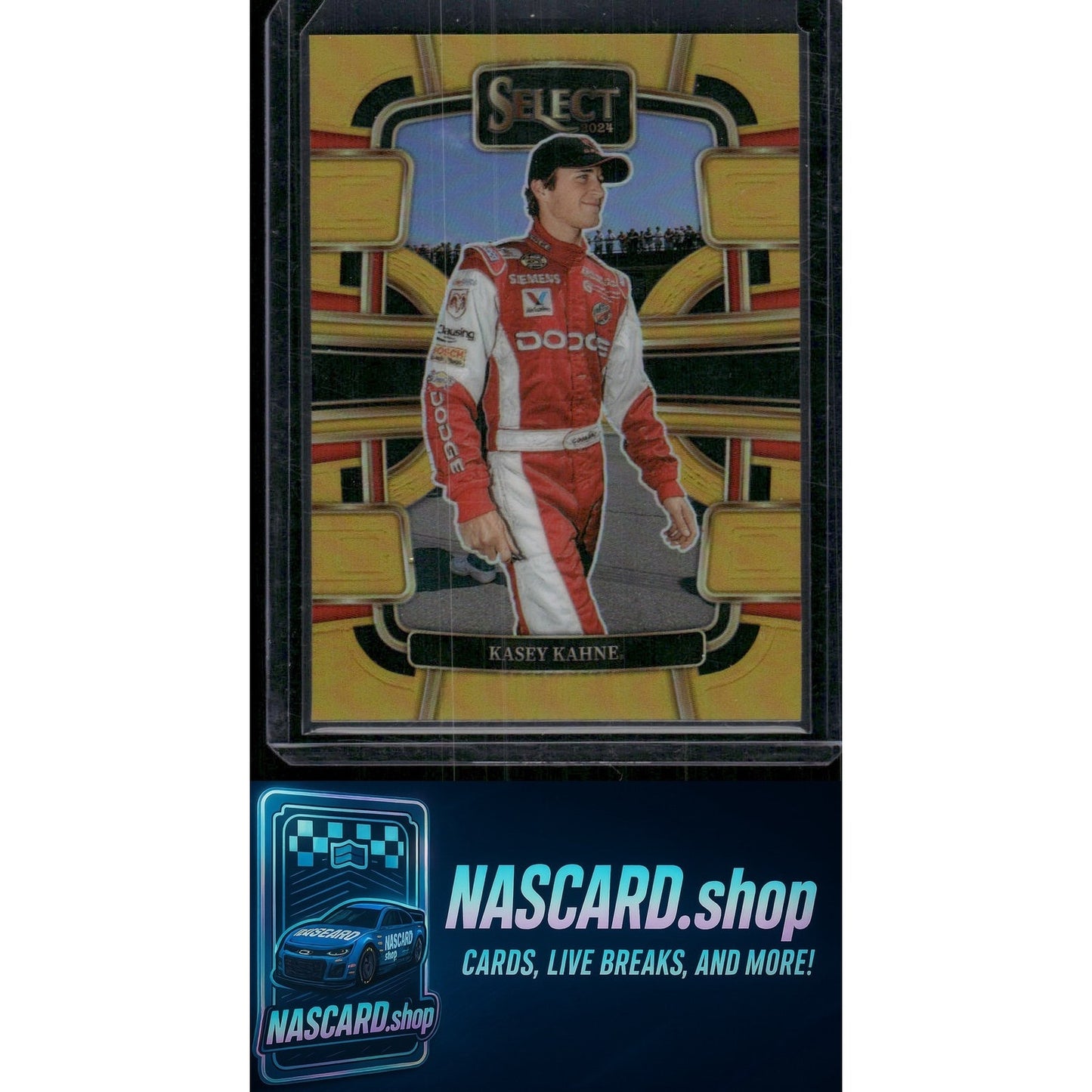2024 Panini Select #94 Kasey Kahne Gold Prizms #/10