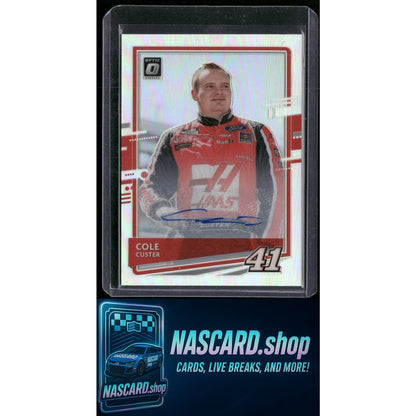 2021 Donruss #34 Cole Custer Optic Signatures Holo #/49