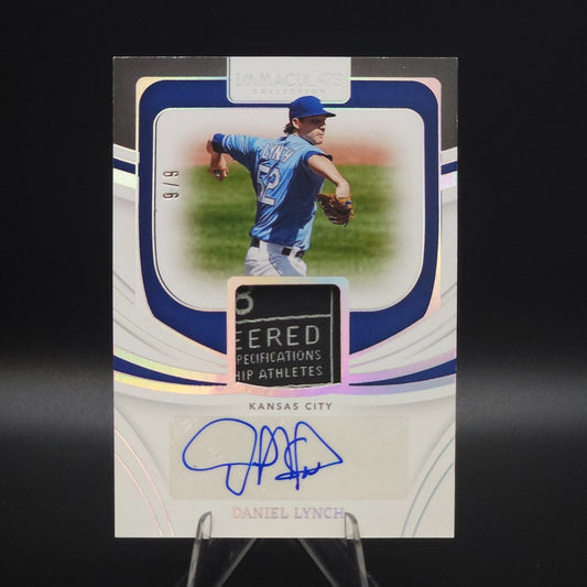 2022 Immaculate Collection Material Signatures Daniel Lynch Laundry Tags 6/6