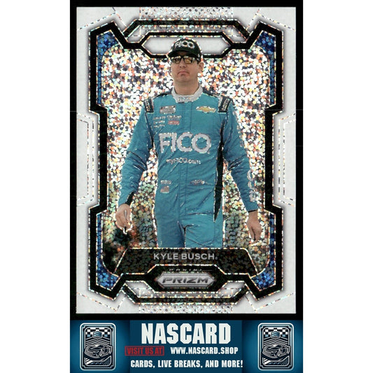 2024 Panini Prizm - Kyle Busch #57 White Sparkle Prizm