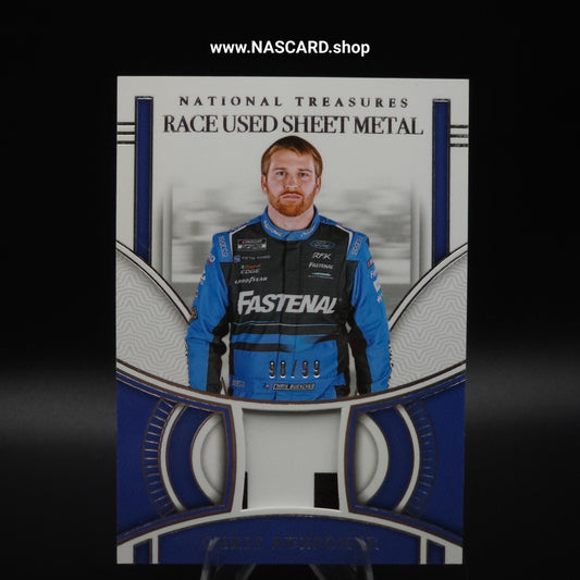 2024 National Treasures Race Used Sheet Metal Chris Beuscher /99